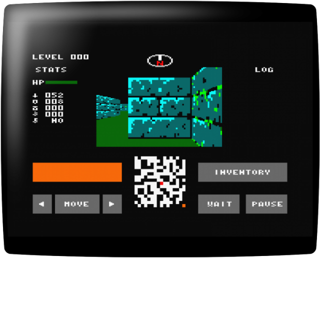 Video game screenshot for Maze Adventure - A 3D dungeon crawler game where you search for the way out of the maze and do battle with its various inhabitants en route.